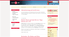 Desktop Screenshot of kicktip.de