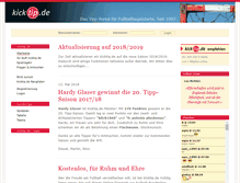 Tablet Screenshot of kicktip.de